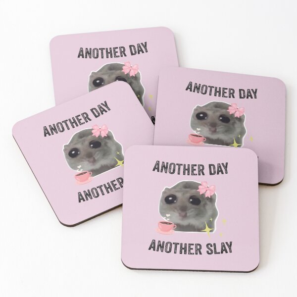 Item preview, Sad Hamster Another Day Another Slay designed and sold by VerdePlantTees.