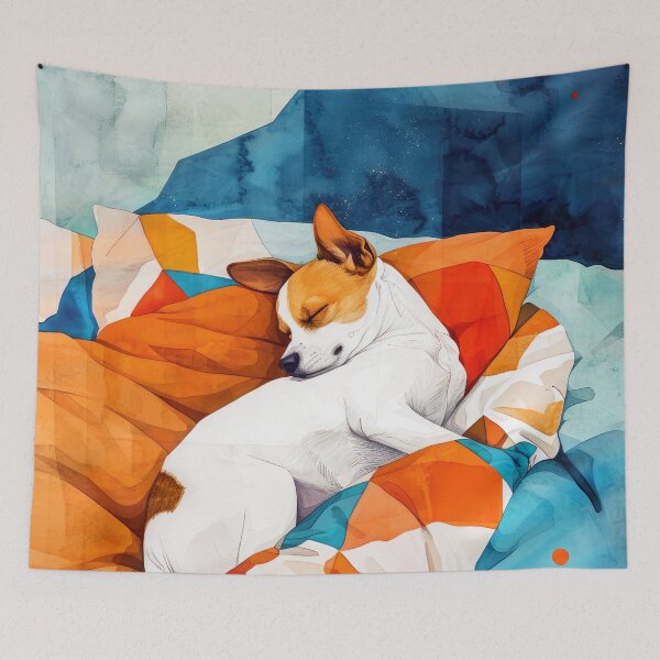 Item preview, Dog portrait watercolor art #dog designed and sold by JBJart.