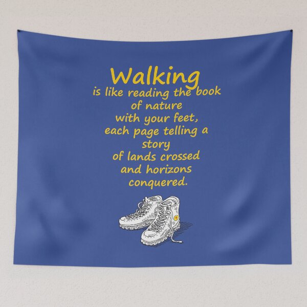 Item preview, Walking is like reading a book of nature with your feet designed and sold by cerpedani.