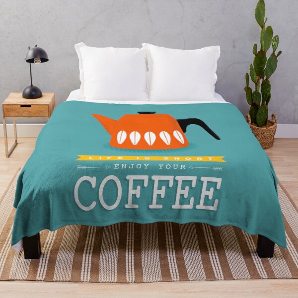 Item preview, Catherine Holm Lotus Coffee Pot Art Print designed and sold by nestartlink.