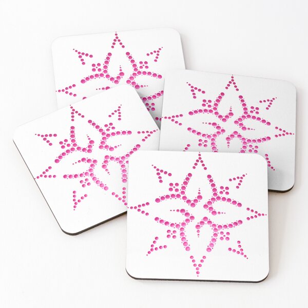 Item preview, Pink Dot Mandala Geometric Flower designed and sold by Cardiff Creative.
