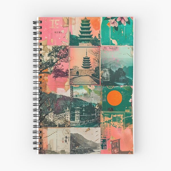 Item preview, Colorful Travel Postcard Collage Scrapbook Design designed and sold by Spiritual911.
