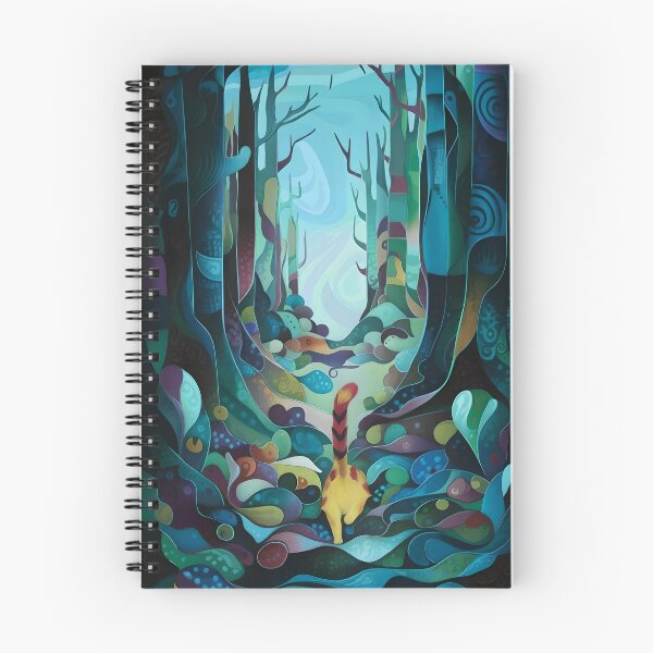 Item preview, Mysterious Cat in the Magical Forest designed and sold by Tajdi.