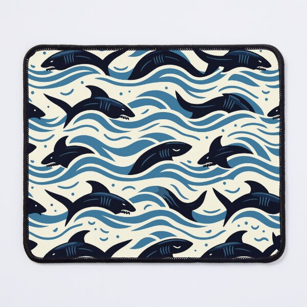 Item preview, Marine Melody: Ocean Predators Pattern designed and sold by toobel.