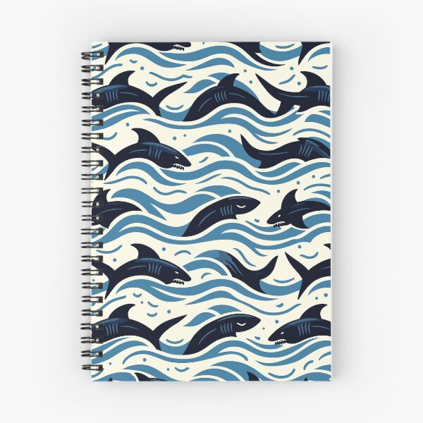 Item preview, Marine Melody: Ocean Predators Pattern designed and sold by toobel.