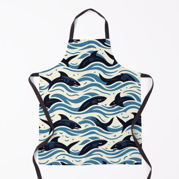 Item preview, Marine Melody: Ocean Predators Pattern designed and sold by toobel.