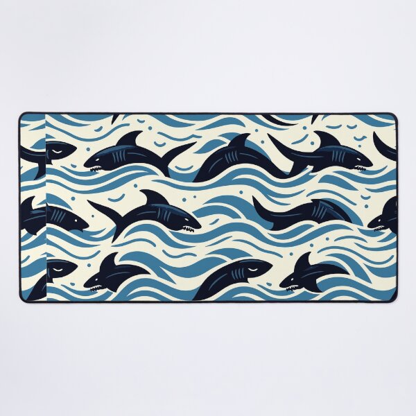 Item preview, Marine Melody: Ocean Predators Pattern designed and sold by toobel.