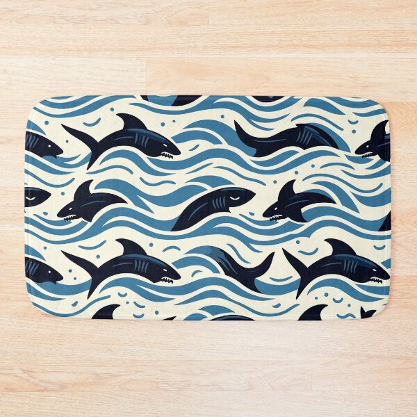 Item preview, Marine Melody: Ocean Predators Pattern designed and sold by toobel.
