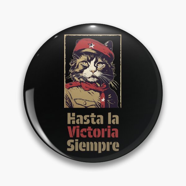 Item preview, Hasta la Victoria Siempre Cat designed and sold by Freya-Designer.