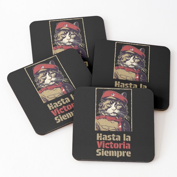 Item preview, Hasta la Victoria Siempre Cat designed and sold by Freya-Designer.