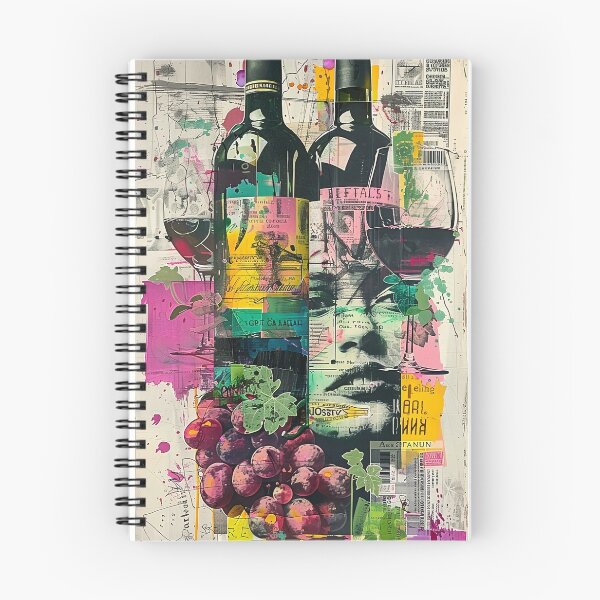 Item preview, Wine Art Lithograph Collage Design designed and sold by Spiritual911.