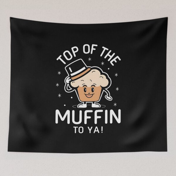 Item preview, Cheerful Muffin Top Character Greeting designed and sold by VoyteksDesigns.