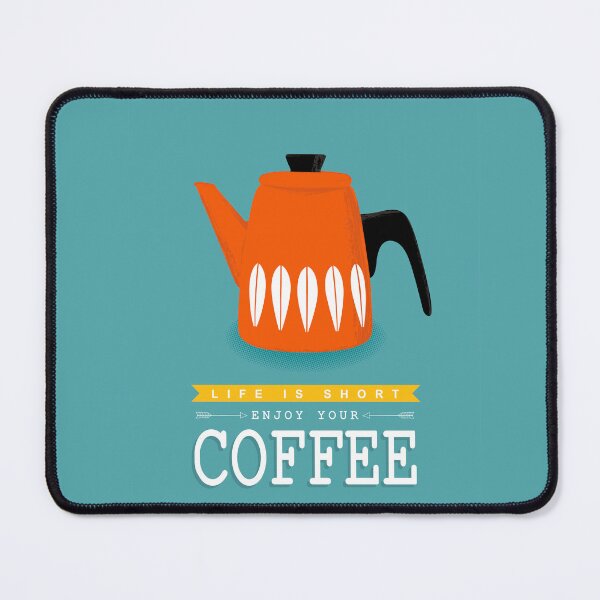 Item preview, Catherine Holm Lotus Coffee Pot Art Print designed and sold by nestartlink.