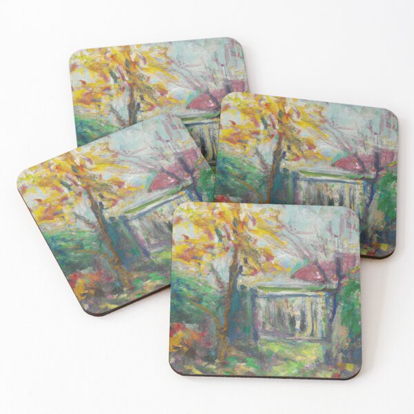 Item preview,  A House Garden in Autumn designed and sold by jackbermess.