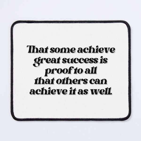 Item preview, Abraham Lincoln Quote Success Black White Cursive Typography designed and sold by WatermelonPink.