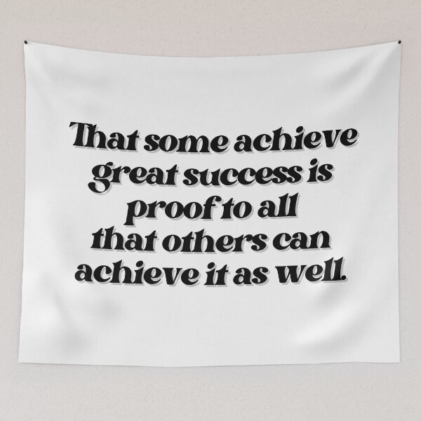 Item preview, Abraham Lincoln Quote Success Black White Cursive Typography designed and sold by WatermelonPink.