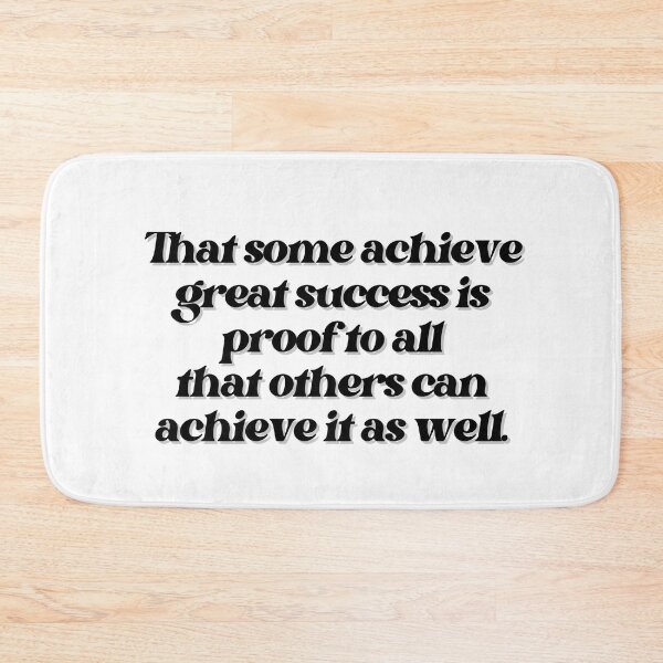 Item preview, Abraham Lincoln Quote Success Black White Cursive Typography designed and sold by WatermelonPink.