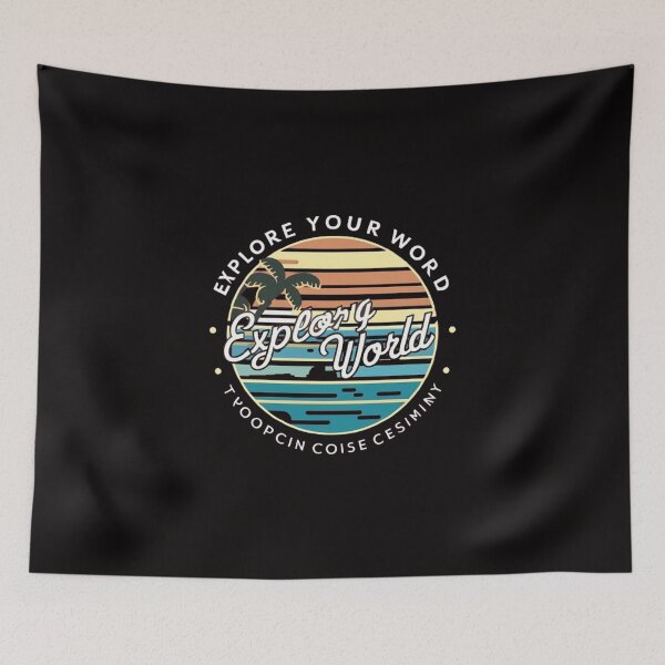 Item preview,   explore your world ,Discovery motifs ,gift idea  designed and sold by masteryStore.