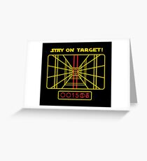 Stay On Target Greeting Card