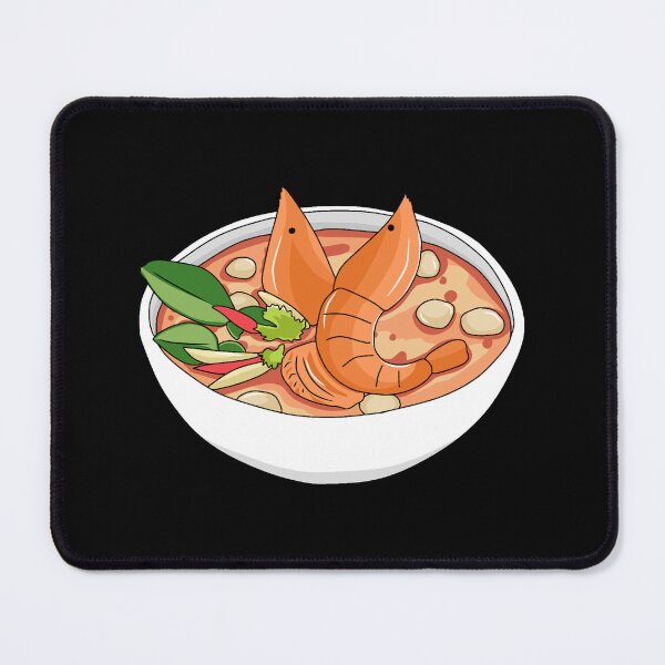 Item preview, Thai Food Tom Yum Goong or Kung, Thai Cuisine Sour and spicy soup with River Shrimp designed and sold by olivepine69.