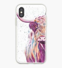 Multi-coloured Cow iPhone Case