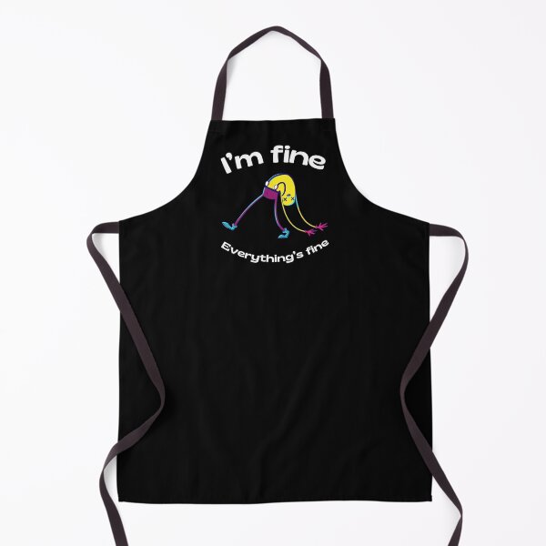 Item preview, I'm fine. Everything's fine. designed and sold by UnCoverDesign.