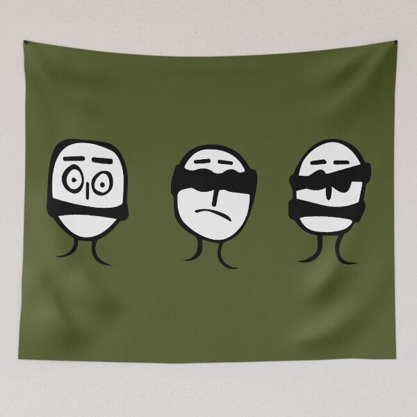 Item preview, I don't see I don't hear I don't speak designed and sold by blackink-design.