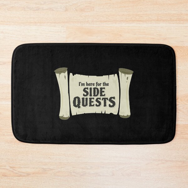 Item preview, I am here for the Side Quests Ancient Scroll designed and sold by wolfkin-design.