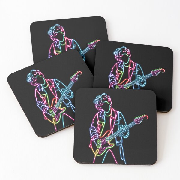 Item preview, Guitarist neon outline designed and sold by Paul-Place.