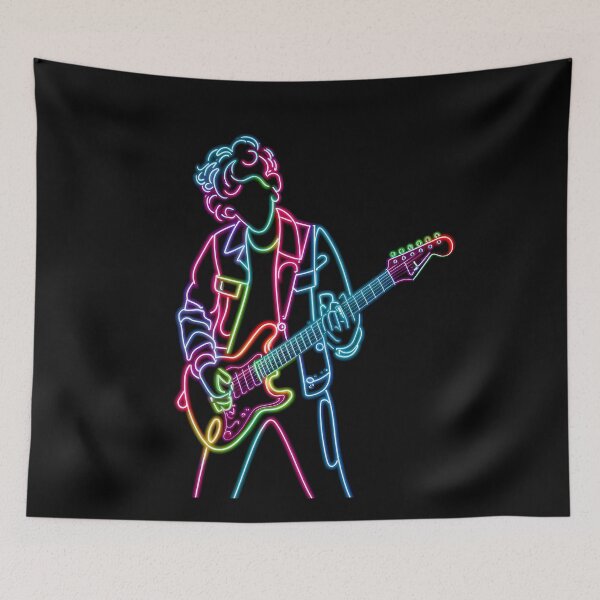 Item preview, Guitarist neon outline designed and sold by Paul-Place.