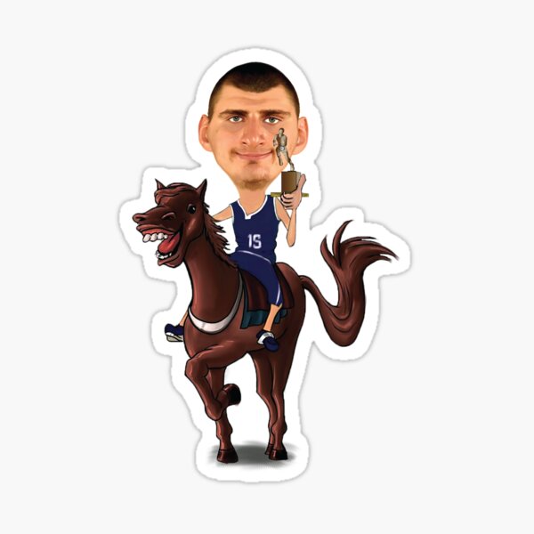 Item preview, Caricature of Nikola Jokic designed and sold by Ackebubble.