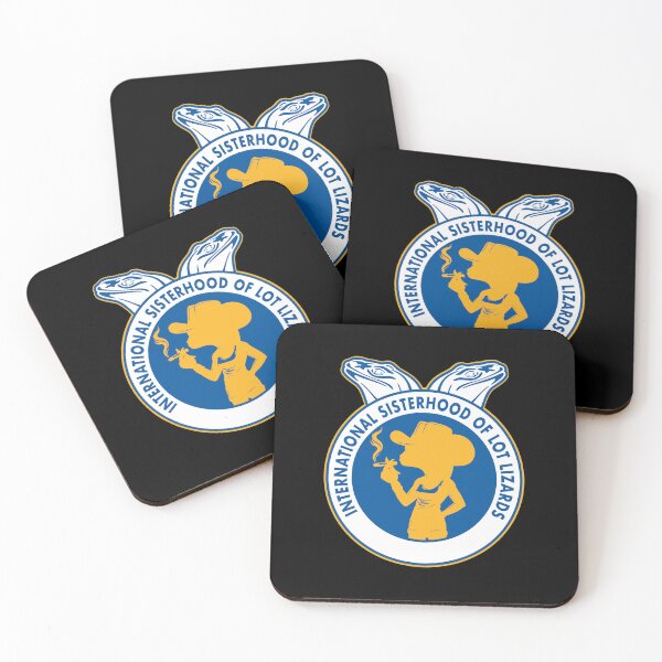 Item preview, International Sisterhood of Lot Lizards - Funny Sticker For Truckers designed and sold by TaraGbear.