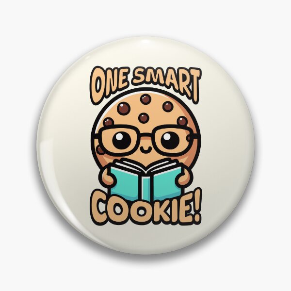 Item preview, One Smart Cookie! Cute Cookie Pun designed and sold by PMCreative.