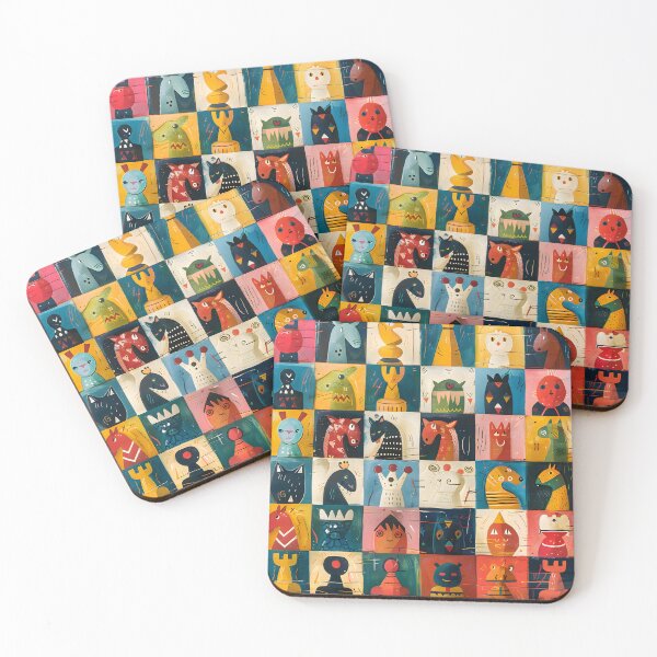 Item preview, Cheerful Chess: A Whimsical Adventure designed and sold by AI-Only Creations.
