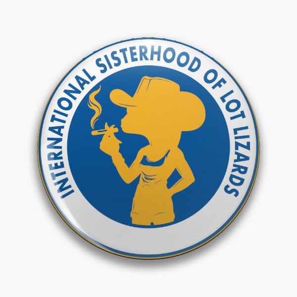 Item preview, International Sisterhood of Lot Lizards - Funny Sticker For Truckers designed and sold by TaraGbear.
