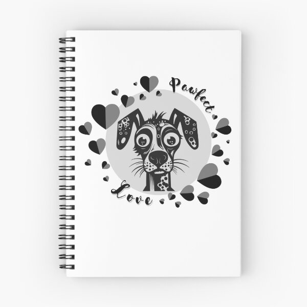 Item preview, Pawfect Love Funny Dog surrounded by hearts designed and sold by martindesignden.