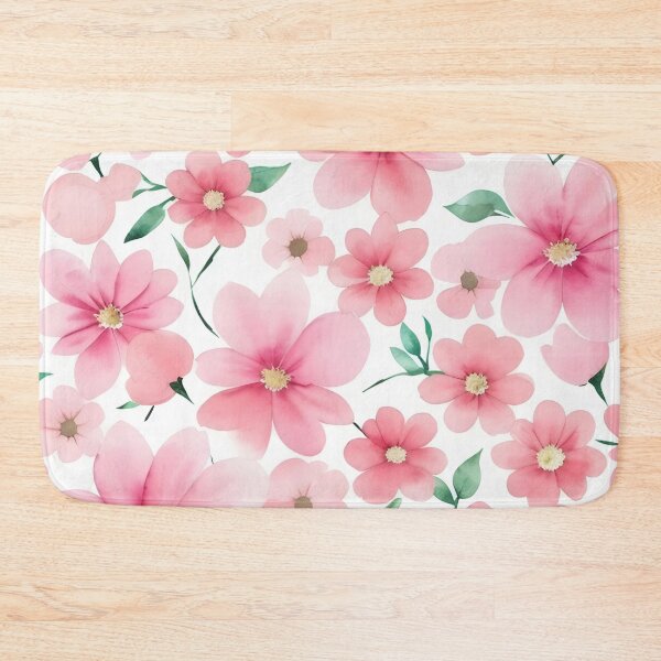 Item preview, Pink flowers in watercolor designed and sold by RishabhArts1.