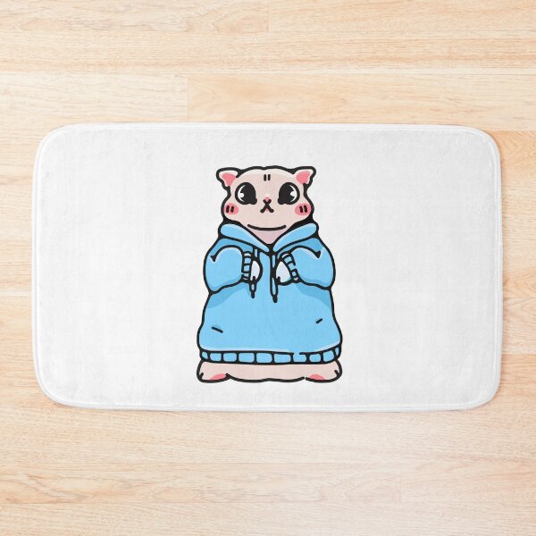 Item preview, Cute cat in blue jacket  designed and sold by Fruksi.