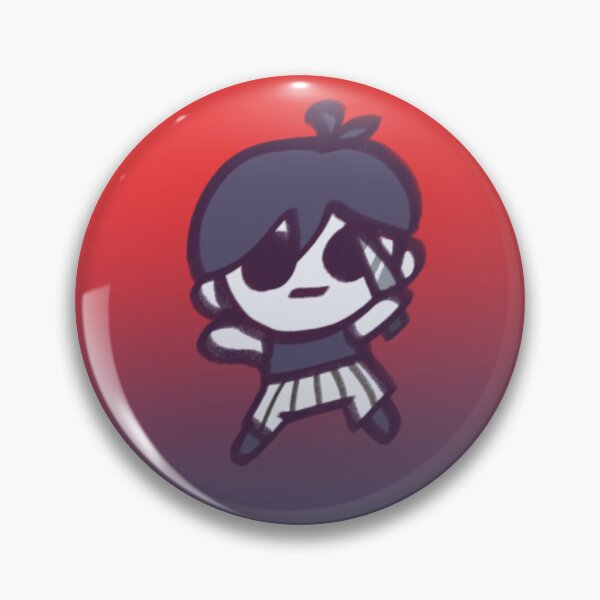 Item preview, omori button!! designed and sold by trashbagels.