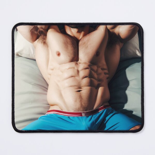 Item preview, Big Muscles Taking a Nap designed and sold by ChanningsPinups.