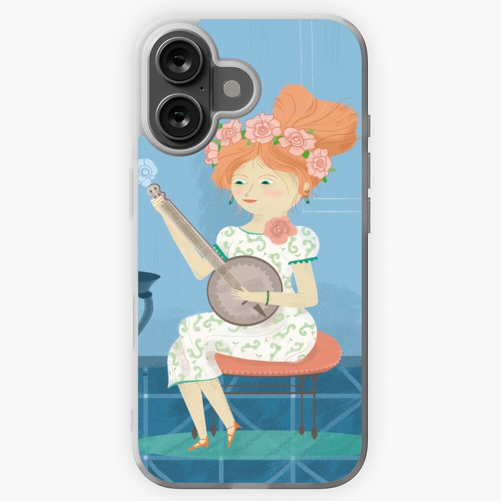 Vista previa del artículo con la obra «Funda blanda para iPhone», diseñado y vendido por beabgv.