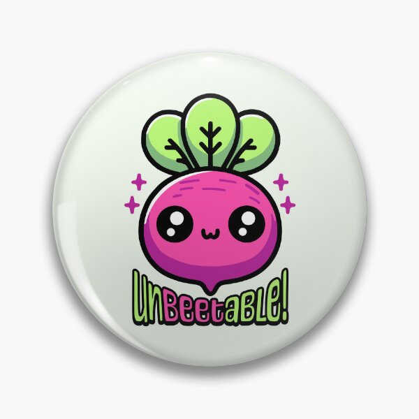 Item preview, Unbeetable! Cute Beet Vegetable Pun designed and sold by PMCreative.