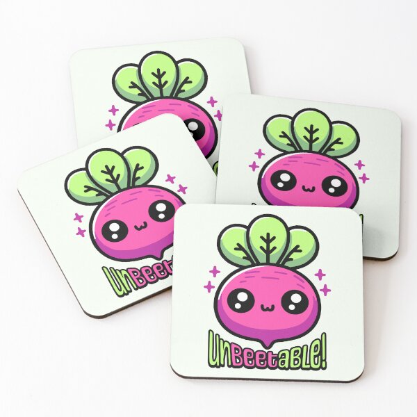 Item preview, Unbeetable! Cute Beet Vegetable Pun designed and sold by PMCreative.