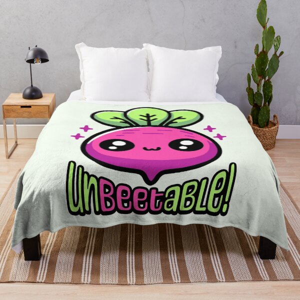 Item preview, Unbeetable! Cute Beet Vegetable Pun designed and sold by PMCreative.