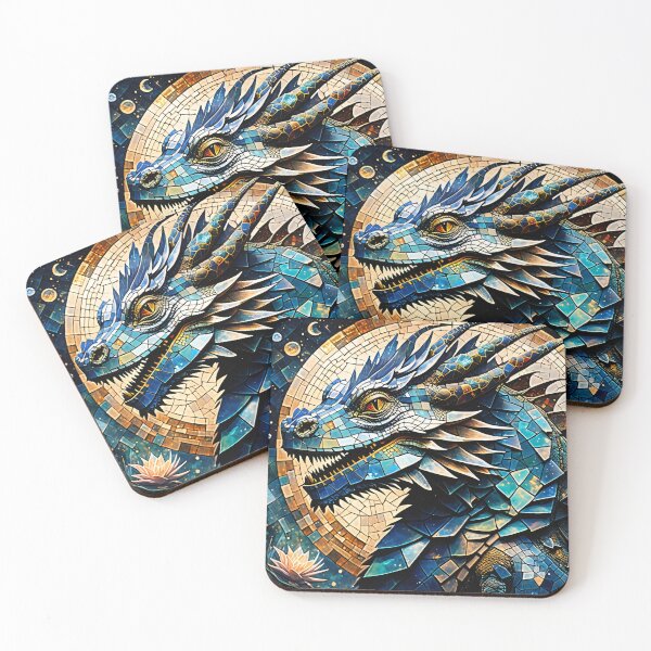 Item preview, Mosaic water dragon designed and sold by LilithsDesires.