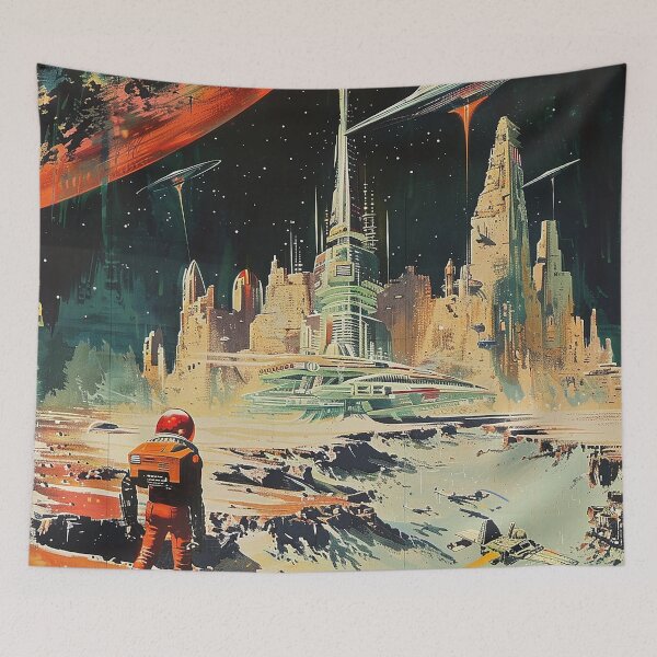 Item preview, Retro Scifi Art designed and sold by nomiraclehere.