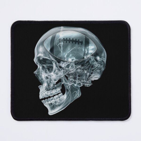 Item preview, American football x-ray skull designed and sold by Billianidesigns.