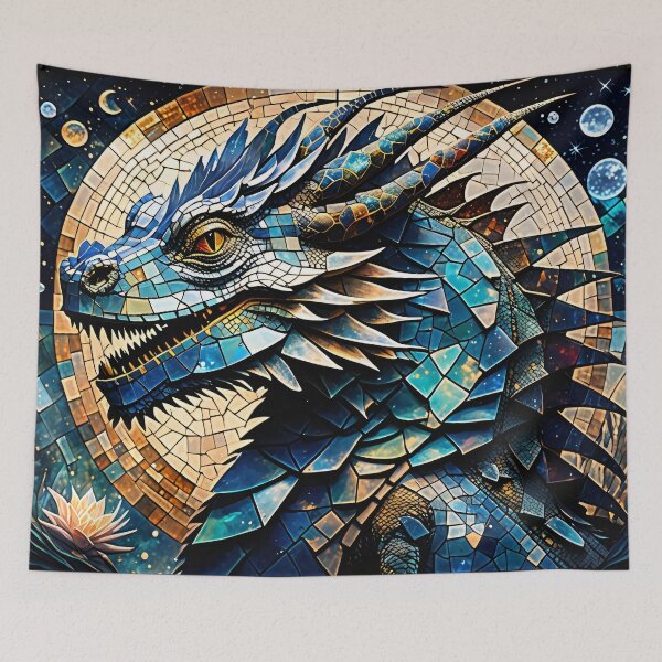 Item preview, Mosaic water dragon designed and sold by LilithsDesires.