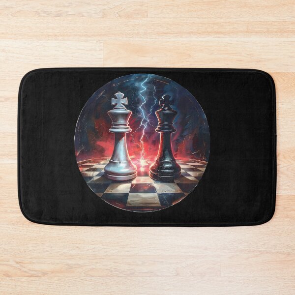 Item preview, Strategic Confrontation: A Chess Masterpiece designed and sold by AI-Only Creations.