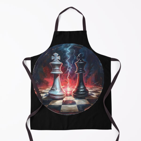 Item preview, Strategic Confrontation: A Chess Masterpiece designed and sold by AI-Only Creations.